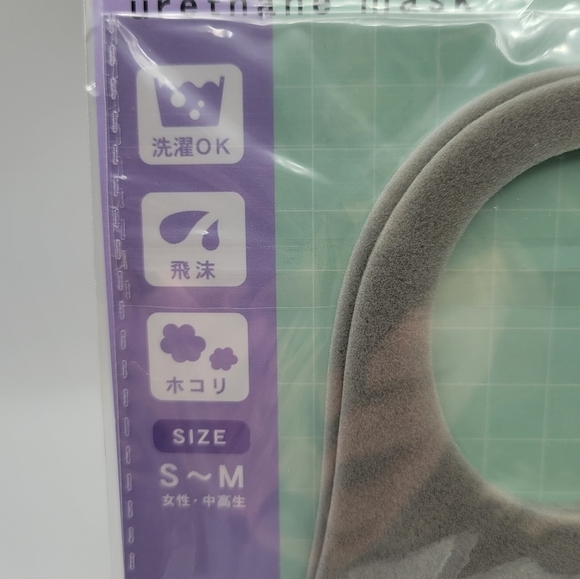 Fitlabo Time Reusable Grey Face Mask - Picture 3 of 6